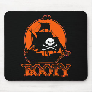 Halloween Pirate Hintern Mousepad