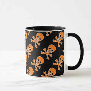 Halloween-Piraten-Schädel-Tasse Tasse