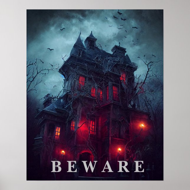 Halloween-Plakat Poster (Vorne)