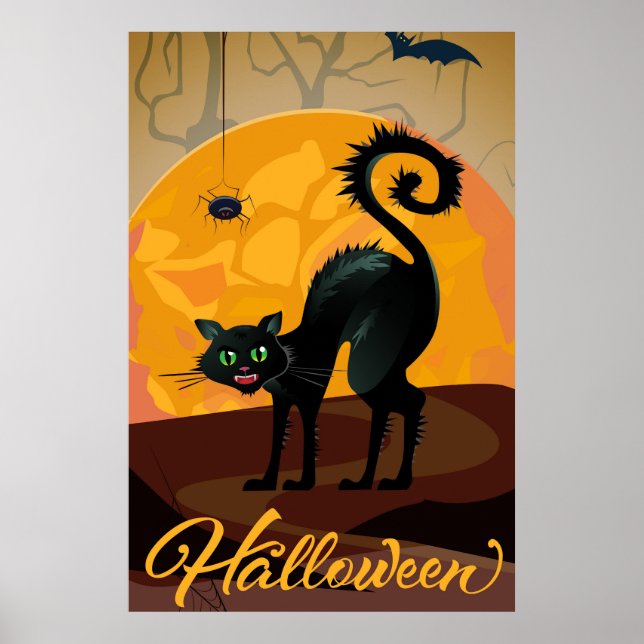 Halloween-Plakat Poster (Vorne)