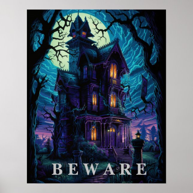 Halloween-Plakat Poster (Vorne)