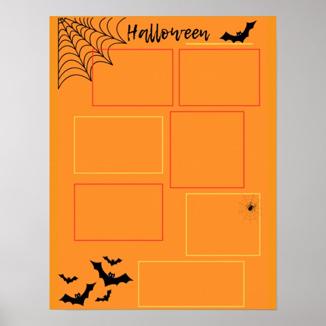 Halloween-Planer Poster (Vorne)