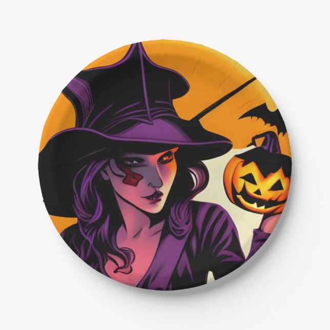 Halloween Plate Pappteller (Vorderseite)