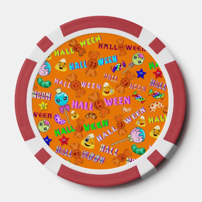 Halloween Pokerchips (Rückseite)