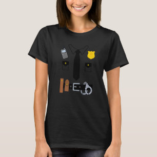Halloween Police Uniformkostüm Halloween Kinder T-Shirt
