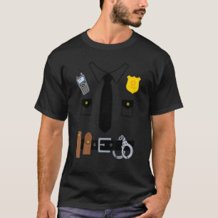 Halloween Police Uniformkostüm Halloween Kinder T-Shirt
