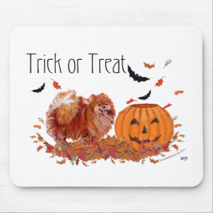 Halloween Pomeranian Mousepad