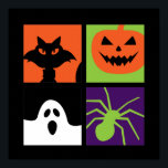 Halloween Pop Art Pumpkin Black Cat Spider Ghost Poster<br><div class="desc">Pumkin Black Cat Spider und Ghost Vintage Halloween Pop Art. Funny Halloween Kostüm Design zu tragen, wenn Sie Trick oder Treat gehen. Diese gruselige und freakige Merchandise eignet sich hervorragend für ein lustiges Halloween-Party mit beängstigendem Gespür oder Horror Motiv. Gehen Sie gut mit Ihrer Halloween-Dekoration von Kürbislaterne Kürbis, Geist, Schädel,...</div>