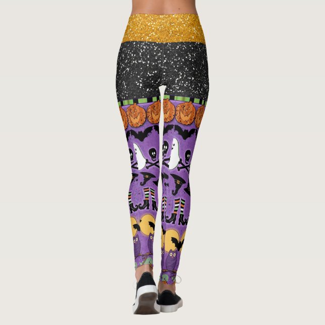 Halloween Pop Fashion Leggings (Rückseite)