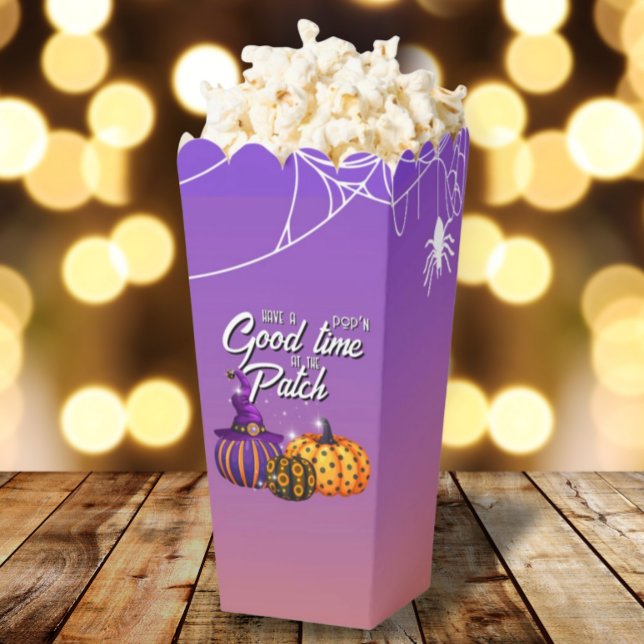 Halloween-Popcorn-Box 'Party in the Patch' Geschenkschachtel (Von Creator hochgeladen)