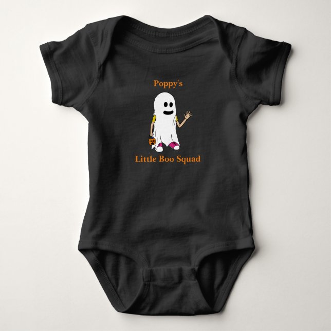Halloween Poppy's Little Boo Squad Baby Strampler (Vorderseite)