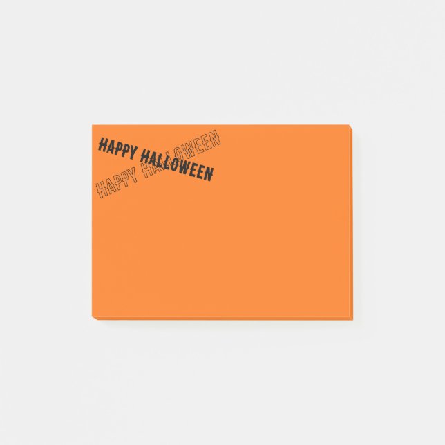 Halloween Post-it Klebezettel (Vorderseite)