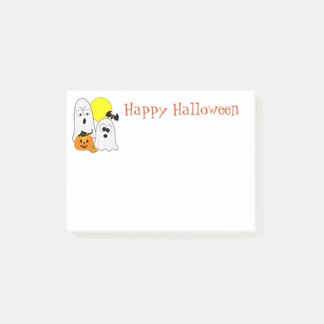 Halloween-Post-it-Notes Post-it Klebezettel (Vorderseite)