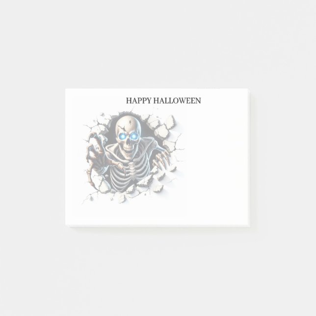 Halloween Post-it-Notizen Post-it Klebezettel (Vorderseite)