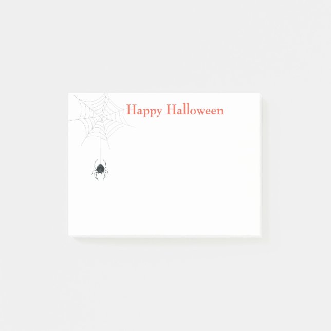 Halloween-Post-It-Zettel Post-it Klebezettel (Vorderseite)