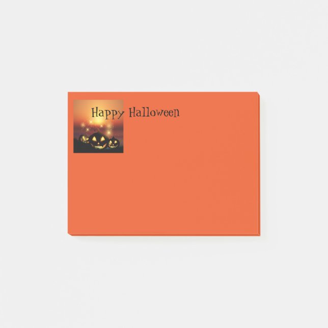Halloween-Post-Itanmerkungen Post-it Klebezettel (Vorderseite)