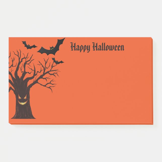 Halloween-Post-Notizen Post-it Klebezettel (Vorderseite)