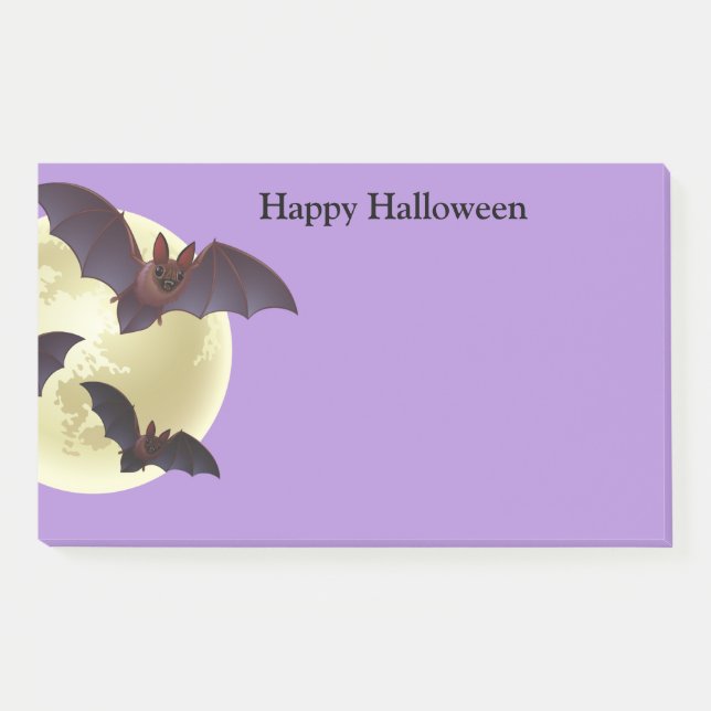 Halloween-Post-Notizen Post-it Klebezettel (Vorderseite)