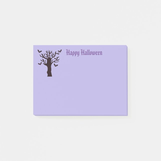 Halloween-Post-Notizen Post-it Klebezettel (Vorderseite)