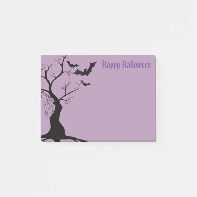 Halloween-Post-Notizen Post-it Klebezettel (Vorderseite)