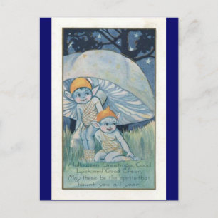 halloween postcard postkarte