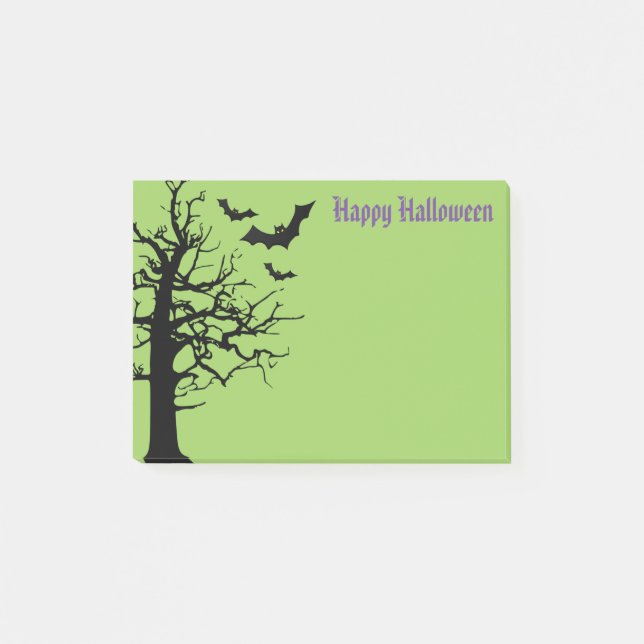 Halloween-Posten-Anmerkungen Post-it Klebezettel (Vorderseite)