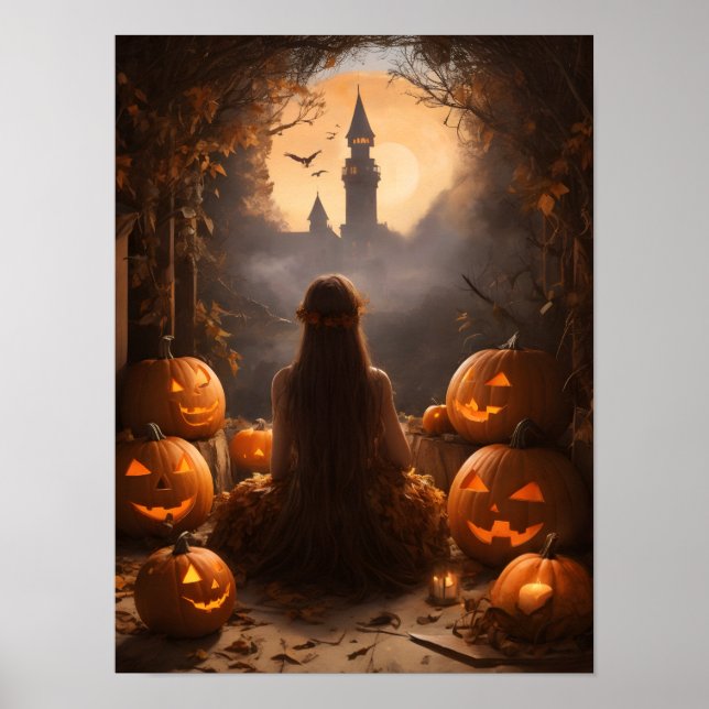 Halloween-Poster Poster (Vorne)