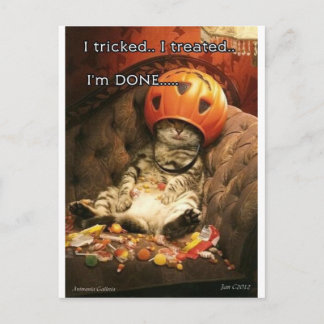 Halloween Postkarte