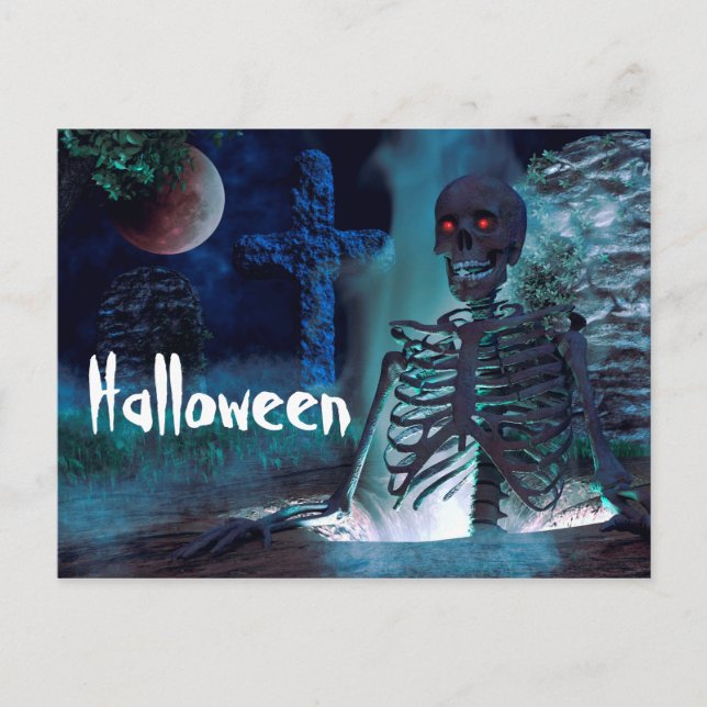 Halloween Postkarte (Vorderseite)