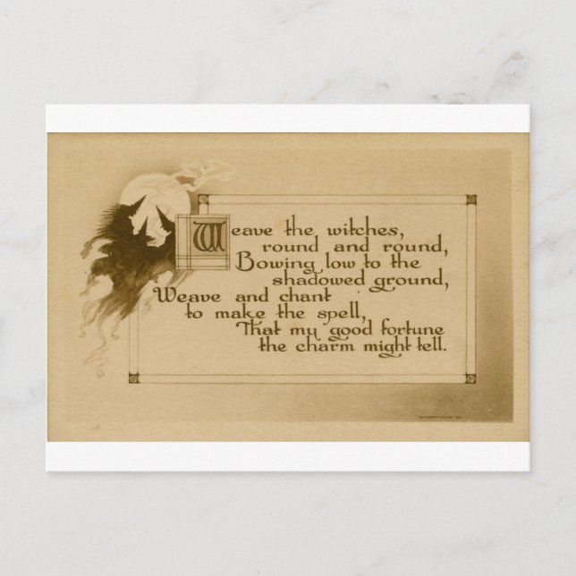 Halloween Postkarte (Vorderseite)