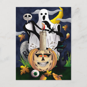 Halloween Postkarte