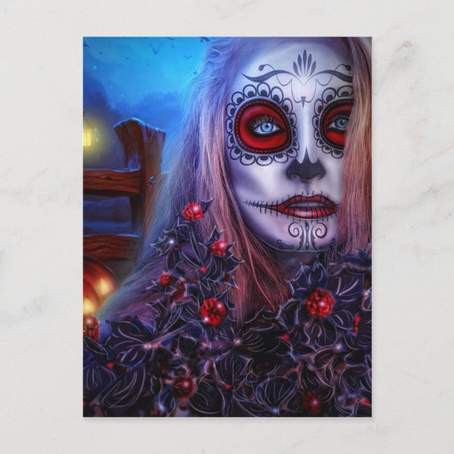 halloween postkarte (Vorderseite)