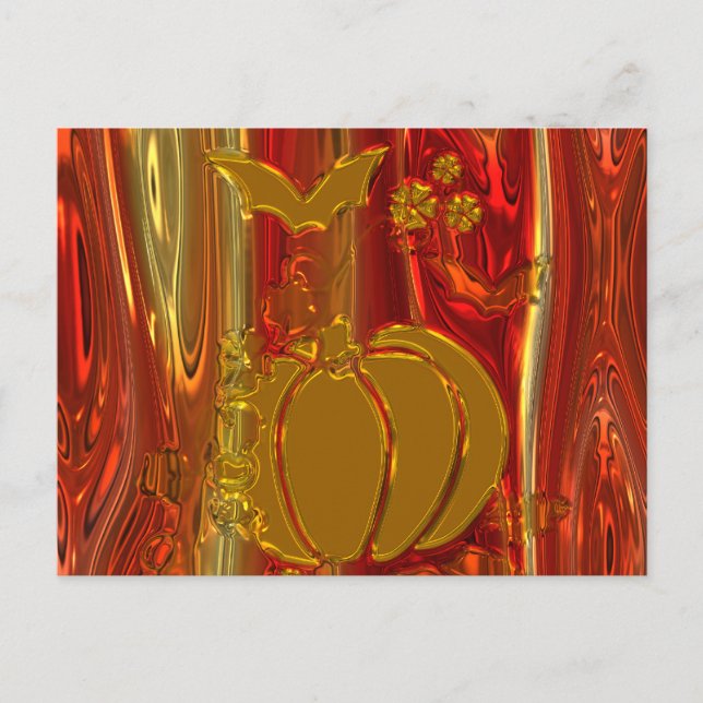 Halloween Postkarte (Vorderseite)