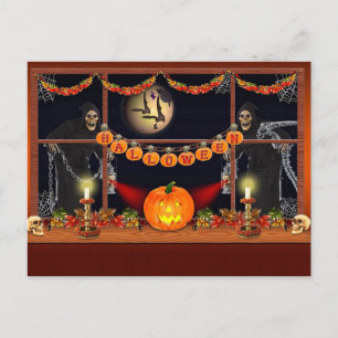 Halloween Postkarte
