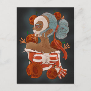 Halloween Postkarte