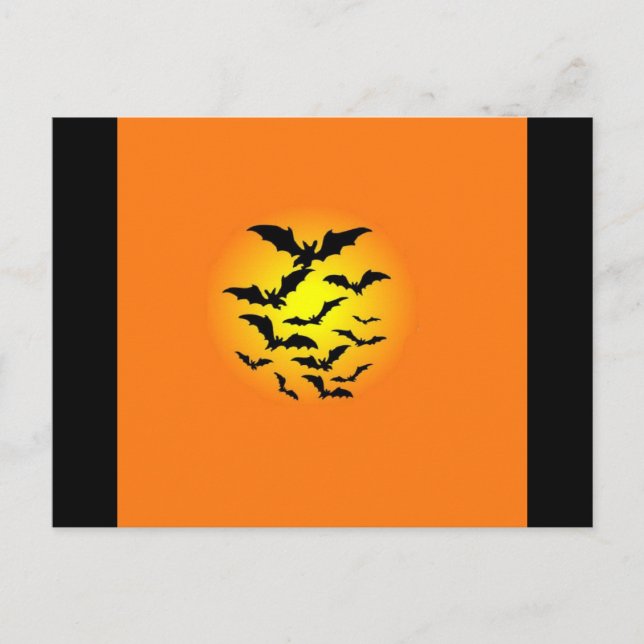 Halloween Postkarte (Vorderseite)