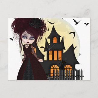 Halloween Postkarte