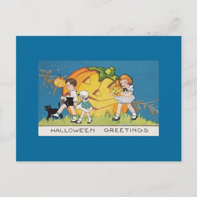 Halloween Postkarte (Vorderseite)