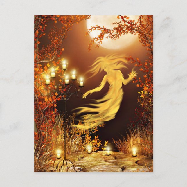Halloween Postkarte (Vorderseite)