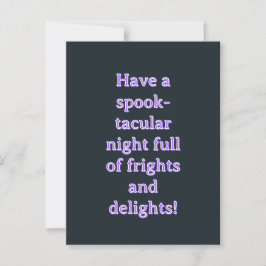 Halloween Postkarte