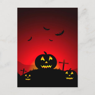 Halloween postkarte