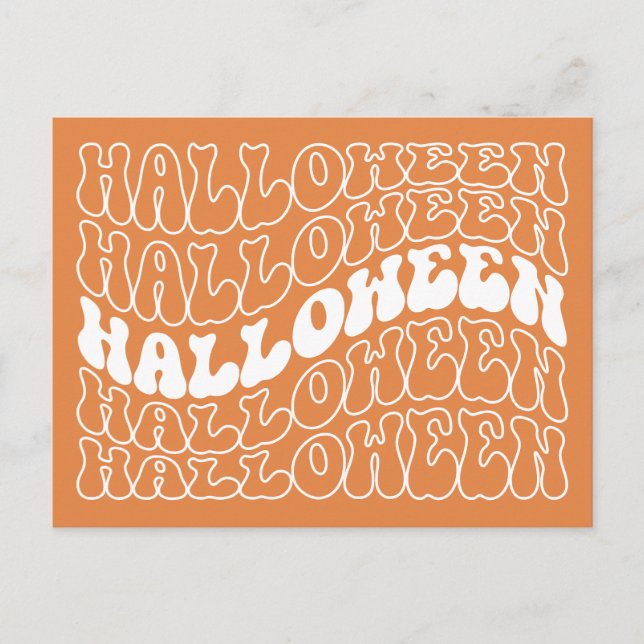 Halloween Postkarte (Vorderseite)