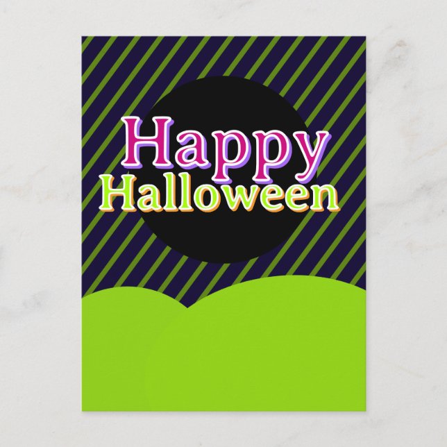 Halloween Postkarte (Vorderseite)