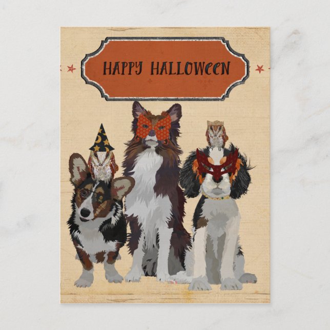 HALLOWEEN Postkarte (Vorderseite)