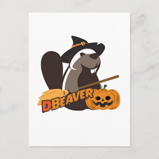 Halloween Postkarte (Vorderseite)