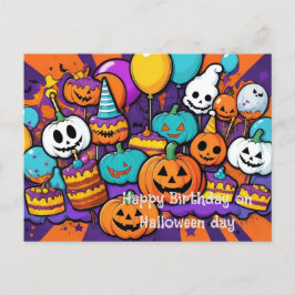 Halloween-Postkarte Postkarte