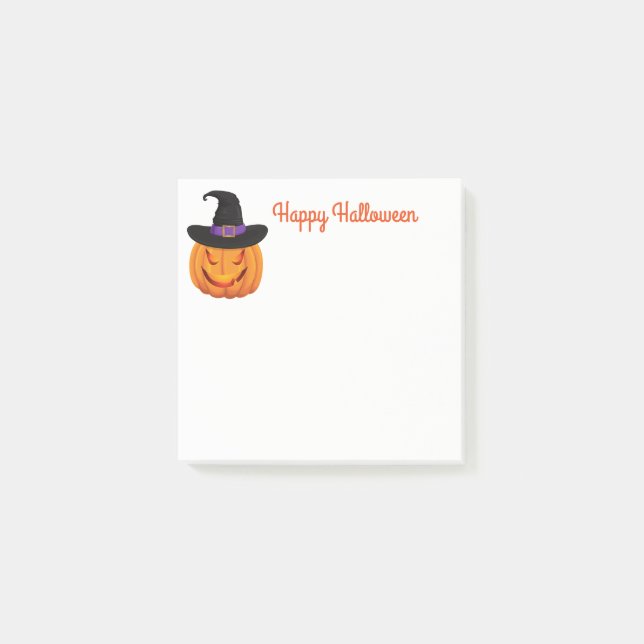 Halloween-Postnoten Post-it Klebezettel (Vorderseite)