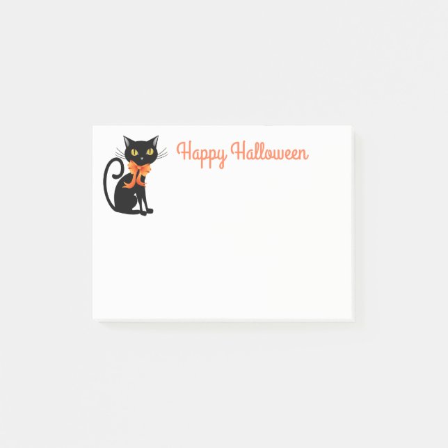 Halloween-Postnoten Post-it Klebezettel (Vorderseite)