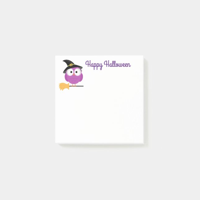 Halloween-Postnoten Post-it Klebezettel (Vorderseite)