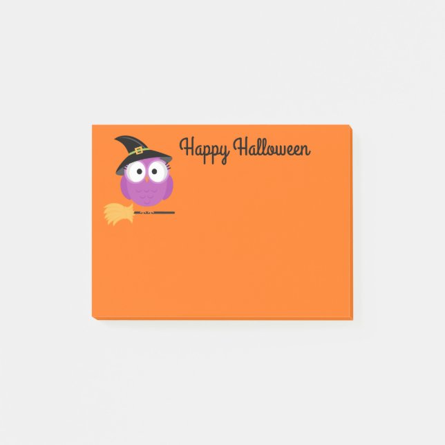 Halloween-Postnoten Post-it Klebezettel (Vorderseite)